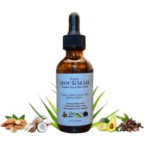 Organic Hockmah Scalp & Hair Strengthening Oil for All Hair Types, 2 ounces